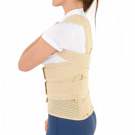 Корсет ортопедический Reh4Mat грудо-пояснично-крестцовый EB-LK-01/TLSO бежевый. Изображение 3 из 4